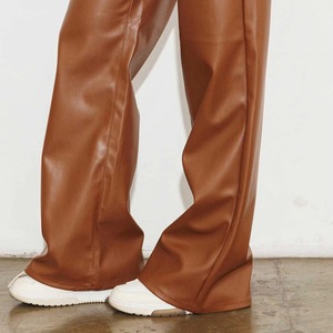 Pantalones de Compresión de Cuero Genuino OEM 2026 para Mujer, Pantalones Casuales de Piel de Oveja para Motocicleta, Leggings de Cuero para Mujer - Product Image 4
