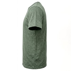 Wholesale Custom DTF Logo Mint Men's O-neck Shirts High Selling Article High Quality <b>100</b>% Cotton <b>Polyester</b> Highstreet Breathable - Product Image 3