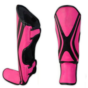 Custom Designed Durable PU Leather <b>Shin</b> <b>Guards</b> <b>MMA</b> and Kick Boxing Muay Thai Training Protection Leg Warmers and <b>Guards</b> - Product Image 5