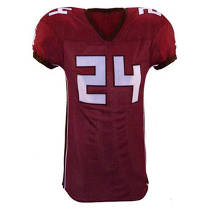 Camiseta de Fútbol Americano Personalizada con Estampado, Cuello en V Morado, Manga Corta, Transpirable, Número 23, Pantalones Negros - Product Image 5