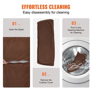 Divano per Cani di Taglia Grande e Letto per Gatti, Capacità 110 Libbre, Morbido Letto in Pelle Marrone per Animali di Grossa Taglia di Pet Sofa - Product Image 6