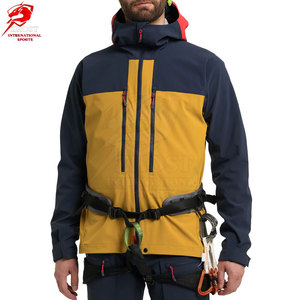 Wind Resistant Outdoor <b>Soft</b> <b>Shell</b> <b>Jackets</b> With Flexible Material <b>Soft</b> Inner Layer Lightweight Design Custom Sizes - Product Image 3