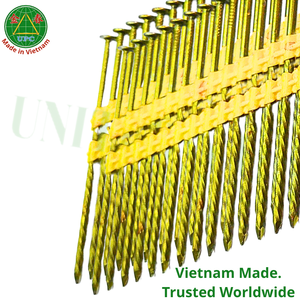 21 Degree <b>Plastic</b> <b>Strip</b> Framing Nails 3'' x 0.131 4000pcs for Framing Projects with Screw Shank | Clavos en tira plástica - Product Image 1