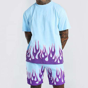 MARGINAL SPORTS 2026 Conjuntos de Camisetas y Pantalones Cortos Transpirables para Hombre, Invierno, Poliéster/Algodón, Cintura Alta con Cordón Ajustable - Product Image 1