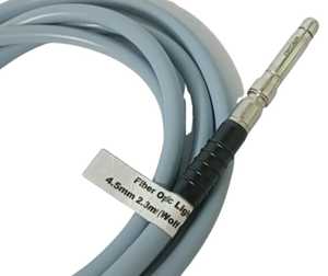 Source de lumière à fibre optique Salaar Industry 4,5 mm x 2,30 cm certifiée CE, manuelle, pour chirurgie générale, à lumière froide - Product Image 5