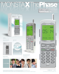 MONSTA X The Phase [Version Horloge de Table] [Édition limitée] Album EP - Product Image 2
