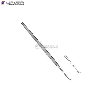 Gouge chirurgical professionnel de 12 cm en acier inoxydable de qualité chirurgicale pour l'extraction de corps étrangers et de tissus, instruments médicaux ophtalmiques - Product Image 3