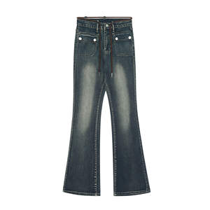 Pantalones Vaqueros de Corte Holgado para Mujer, Suaves, Duraderos y Cómodos, Mezcla de Algodón, Ideales para Uso Casual, Oficina, Ropa de Calle y Viajes - Product Image 6