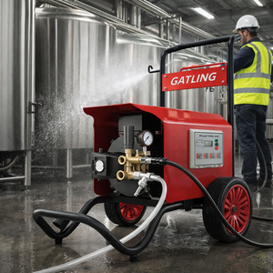 <span class=keywords><strong>Nettoyeur</strong></span> <span class=keywords><strong>haute</strong></span> <span class=keywords><strong>pression</strong></span> à eau froide industriel 5,5 kW / <span class=keywords><strong>200</strong></span> <span class=keywords><strong>bars</strong></span> / 2900 PSI pour le nettoyage des sols d'usine, des équipements, des voitures et des véhicules - Product Image 4