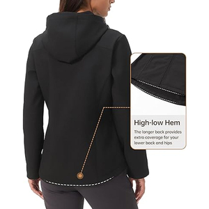 Custom Fleece Lined Softshell Jacket Supplier Women Casual Outdoor Jacket Factory Custom Thermal Softshell Jacket Manufacturer - Product Image 2