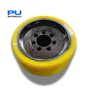 Rouleau d'entraînement de chariot élévateur en polyuréthane de haute qualité, neuf, écologique, résistant à l'usure, avec roulement à billes, pièces de chariot élévateur 2-3 - Product Image 2