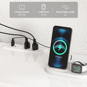 Mobile TV Bianco Lucido da 55 Pollici con Luci LED, Prese di Corrente e Ripiani Regolabili Personalizzabili per Centrare la Tua Televisione - Product Image 5