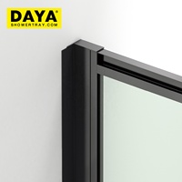 Cabine de douche autoportante pour salle de bain 6mm/8mm Porte en verre trempé de haute qualité Porte de douche de sécurité