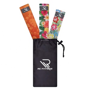 Bandas Elásticas de Resistencia de Látex de Alta Calidad con Logotipo Personalizado, Estampado de Durazno para Entrenamiento de Glúteos y Cadera, Antideslizantes - Product Image 3