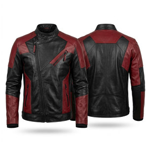 Chaqueta de Cuero Atemporal para Hombre con Líneas Limpias, Material Duradero y un Atractivo Urbano y Elegante - Product Image 1