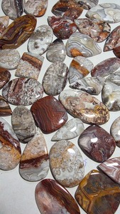 Cabochon en Agate Crazy Lace Naturelle, Pierre Précieuse Multicolore, Pierre Libre en Gros pour la Fabrication de Bijoux, Qualité Supérieure Opalescente Troisième Génération - Product Image 5