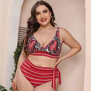 Sublimation Printing <b>Bikini</b> <b>Set</b> Modern Graphic Design Women Swimwear Stylish Two Piece Bathing Suit For Trendsetters - Product Image 2