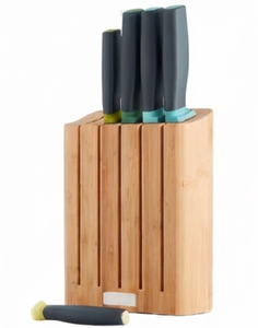 Premium Wooden Knife Rack with Block Durable Storage Rack Elegant Design Ideal For Kitchen Knives - Product Image 5