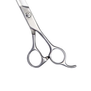 Tijeras de Peluquería Canina Rectas para Diestros, Mango Largo, Acero Inoxidable 4Cr13, Tijeras Profesionales para Cortar el Pelo de Mascotas, para Peluquería Canina - Product Image 3