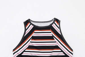 Ensemble 2 pièces de leggings de yoga Bnice en dentelle unie pour femme, taille haute, sans couture, effet push-up, pour fitness et entraînement - Product Image 4