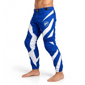 Pantalon de motocross MX personnalisé, construction renforcée par des tissus, coupe flexible, respirant, performance, pantalon de conduite tout-terrain, léger - Product Image 3