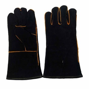 Wholesale High Quality Leather Welding <b>Gloves</b> Cotton Liner TIG Application Molten Metal Splash Protection <b>Type</b> B Full Thumb - Product Image 2