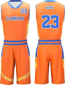 Uniforme de Baloncesto Unisex de Diseño Personalizado, 100% Poliéster, Transpirable, Antiarrugas, sin Mangas, Cuello en V, Logotipo Personalizado en la Parte Delantera - Product Image 2