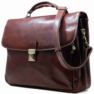 Mochila Premium de Cuero Genuino con Marco Externo Clásico para Portátil, Cierre de Cremallera, Poliéster, Unisex, para Viajes de Negocios - Product Image 6