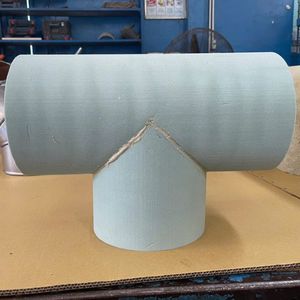 Tuyau PIR en polyuréthane rigide haute densité pour la préservation de la chaleur et de la fraîcheur, pipeline et réservoir de température, raccord en T préformé en polyisocyanurate PIR - Product Image 3