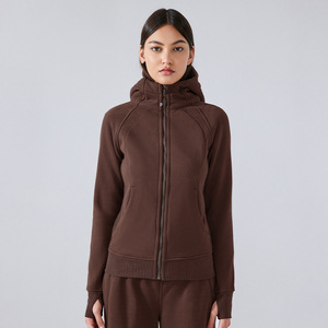 Sweat à capuche en polaire tricoté pour femme, doublure intérieure chaude et douce, confortable, décontracté, respirant, idéal pour l'hiver et la maison - Product Image 4