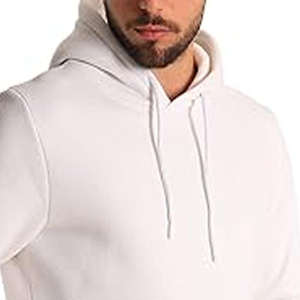Sweat-shirts à capuche pour hommes grandes tailles, pull-overs en molleton épais avec cordon de serrage, en coton, coupe oversize, vierges, personnalisables avec logo et taille - Product Image 6