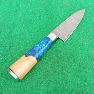 Unique Handle Damascus Chef <b>Knife</b> Japanese Style Damascus Steel Kitchen Slicing Salmon <b>Sushi</b> <b>Knives</b> 8" Chef <b>Knife</b> - Product Image 4