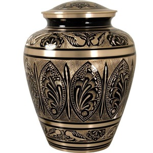 Opulent Metal <b>Vase</b> with Artistic Floral Embellishment Luxury Decorative Centerpiece Exclusive Decorative Metal Urn - Product Image 5