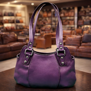 Bolso de Hombro de Cuero Genuino Wriza para Mujer con Cierre de Cremallera, Estilo Moderno, Alta Calidad, Duradero, para Uso Diario - Product Image 3