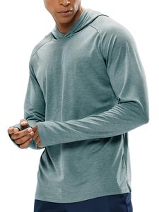 <b>Thumb</b> Holes Pullover Oversized Crew Neck Heavyweight Sweatshirt Men's Plain Winter Fleece Digital for Winter - Product Image 2