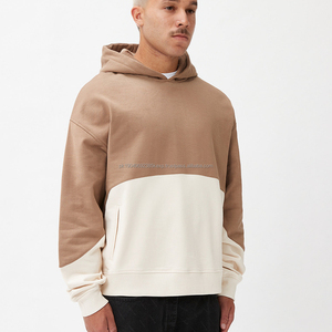 Sweat à capuche en polyester/coton avec broderie 3D, logo personnalisé sur le devant, impression numérique, molleton uni teint, respirant, lavage à la pierre, motif uni - Product Image 3