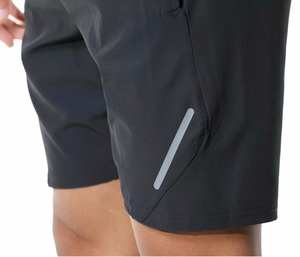 Pantalones cortos de gimnasio de secado rápido para hombre, pantalones cortos de entrenamiento transpirables de cintura alta con cordón ajustable - Product Image 5