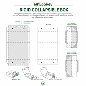 Caja de Papel Plegable Reciclable con Lazo Rosa y Logotipo Personalizado en Relieve, Laminación Mate, Protección UV, Embalaje para Regalo del Día de San Valentín - Product Image 6