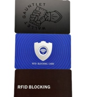 Penjualan Terbaik RFID Shield memblokir kartu bisnis untuk perlindungan keamanan