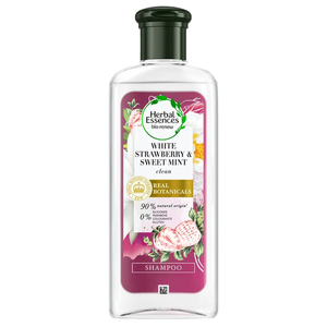 Shampooing aux herbes à la fraise blanche et à la menthe douce, formulé pour nettoyer et rafraîchir le cuir chevelu, ajoutant du volume et de la brillance, 240 ml - Product Image 1