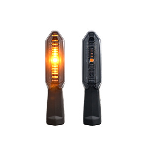 Clignotants LED avant/arrière ambre pour moto Ninja ZX-R Z-RS Eliminator & Versys 2024 avec lentille transparente - Product Image 1