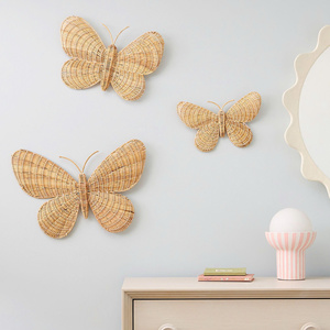 Nouvelle conception, tendance du moment, sculpture murale en rotin naturel durable, design unique, collection de décoration intérieure, vente en gros - Product Image 2