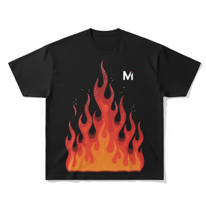 เสื้อยืดโอเวอร์ไซส์ปักโลโก้คริสตัล ผู้ชาย ผ้าฝ้าย 100% คุณภาพสูง สตรีทแวร์ พิมพ์ลายฮิปฮอป Y2K ประกายวิบวับ - Product Image 1