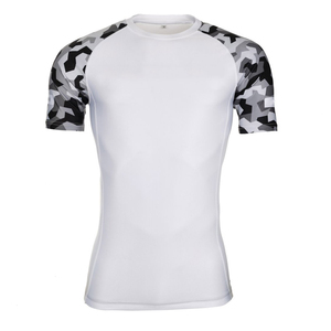 Camisetas de Compresión de Manga Corta para Entrenamiento de MMA, Diseño Sublimado, Ropa Deportiva Personalizada - Product Image 1