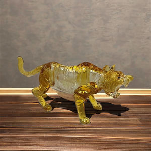 Ornements en verre translucide faits à la main, signes du zodiaque, tigre, cheval, art populaire religieux, artisanat décoratif, cadeaux pour le Nouvel An chinois - Product Image 1