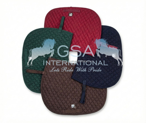 Almohadilla de montura para caballos, 100% algodón, acolchada diagonalmente, relleno de espuma de alta densidad, para deportes y entrenamiento ecuestre. - Product Image 5