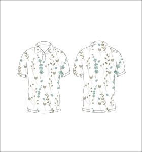 Polo pour homme à imprimé floral, décontracté, à manches courtes, respirant, léger, tendance, pour l'été - Product Image 6