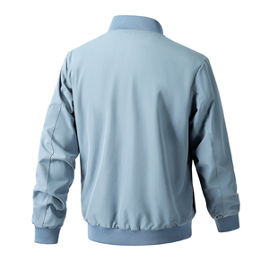 Chaqueta Casual de Negocios para Hombre, Estilo Británico, Nueva Colección Primavera-Otoño, Cortavientos Simple, Chaqueta Bomber de Lona - Product Image 3
