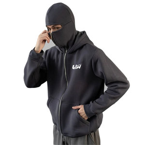Sweat-shirts à capuche pour hommes en coton mélangé de haute qualité, logo personnalisé, pull-over d'hiver, streetwear décontracté, vente en gros - Product Image 2