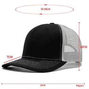 Casquettes Trucker en Coton à 6 Panneaux en Maille, Haute Qualité, Logo Brodé 3D Personnalisé, Nœud, Perle, Effet Usé, Respirantes, Imperméables, Unisexe, Pour l'Extérieur - Product Image 5